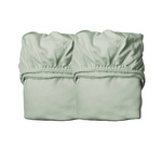 LEANDER - sheet for baby cot 2 pcs, Sage Green