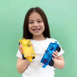 CONNETIX – Bright Car Pack magnetic tiles 2 pcs.