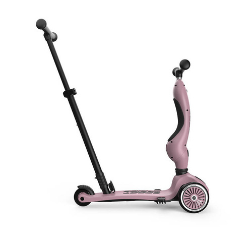 SCOOTANDRIDE - Highwaykick Push and Go 2in1 Ride and scooter 1-5 years Wildberry