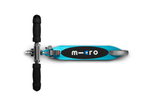 MICRO - two-wheeled scooter for children from 5 years Sprite LED, ocean blue