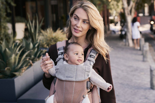 BABYBJORN - Baby Carrier Harmony 3D Mesh, Dusty pink