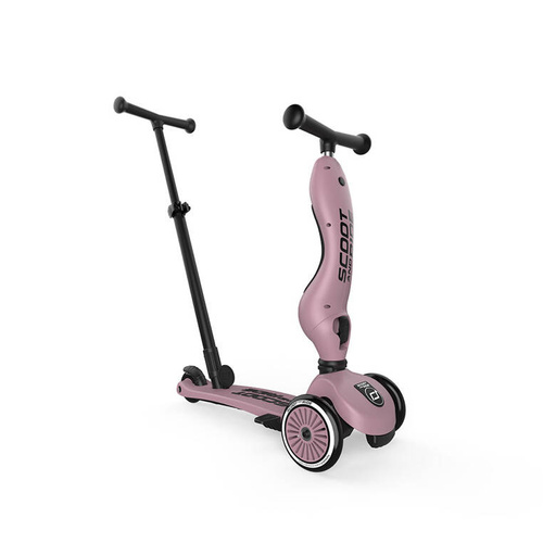 SCOOTANDRIDE - Highwaykick Push and Go 2in1 Ride and scooter 1-5 years Wildberry