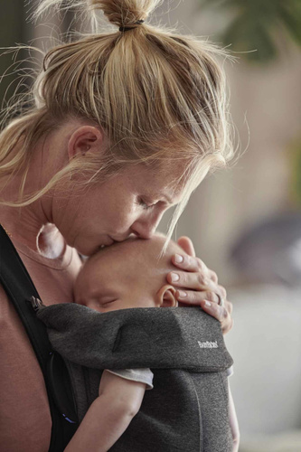 BABYBJÖRN - Baby Carrier MINI 3D Jersey, Charcoal Grey