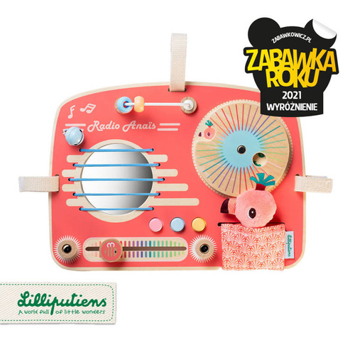 LILLIPUTIENS - Wooden manipulating board Radio Flaming Anais 9 m +