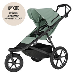 Thule Urban Glide 3 Stroller - Mist Green on Black