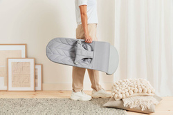 BABYBJÖRN - Bouncer Woven - Light Grey, Petal Quilt