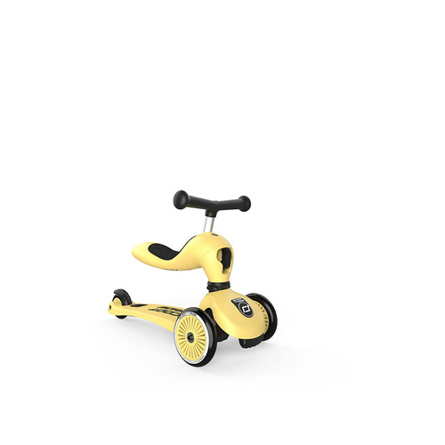 SCOOTANDRIDE - Highwaykick 2in1 Ride and scooter 1-5 years Lemon