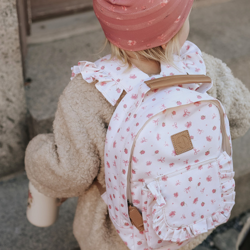 Elodie Details - BackPack MINI Petit River Rose + Water Bottle - Rosy Bow Leo - SET