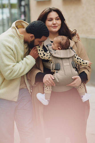 BABYBJÖRN - Baby Carrier ONE AIR 3D MESH, Grey Beige