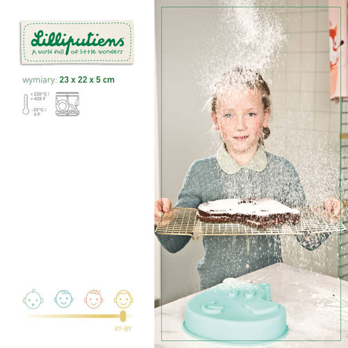 LILLIPUTIENS - Silicone baking pan Little cook, Cesar the bear, 4+