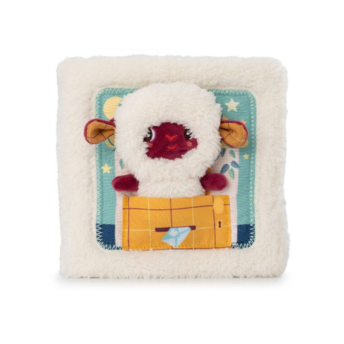 LILLIPUTIENS Activation book with a mini cuddly toy Goodnight Sheep Yvon 12 m+