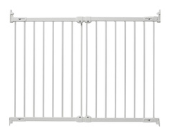 BabyDan Safety Gate FlexiFit, metal, white