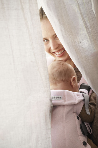 BABYBJORN - Baby Carrier Harmony, Woven, Light pink mélange