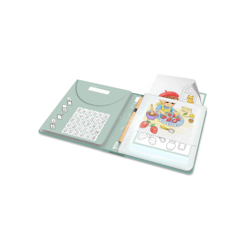 Kidywolf - KIDYDRAW-PAD - backlit drawing tablet, food, green