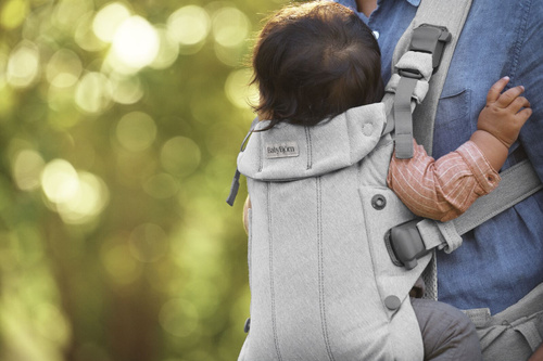 BABYBJORN - Baby Carrier Harmony, Woven, Light grey mélange