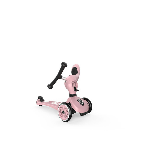 SCOOTANDRIDE - Highwaykick 2in1 Ride and scooter 1-5 years Rose