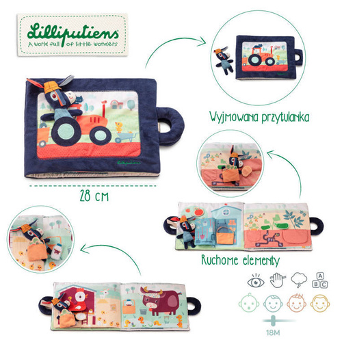 LILLIPUTIENS - Ignace at the farm - Activity book 18m+