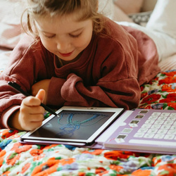 Kidywolf – illuminated drawing tablet KIDYDRAW MINI, Princess