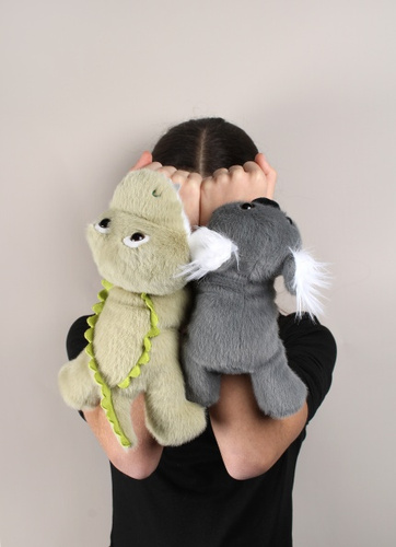 DOUDOU – Podcoll grey koala plush slap bracelet, Histoire d'Ours