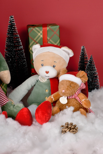 DOUDOU - Christmas pixy plush, Doudou et Compagnie, 40 cm, Farceur Cotillon