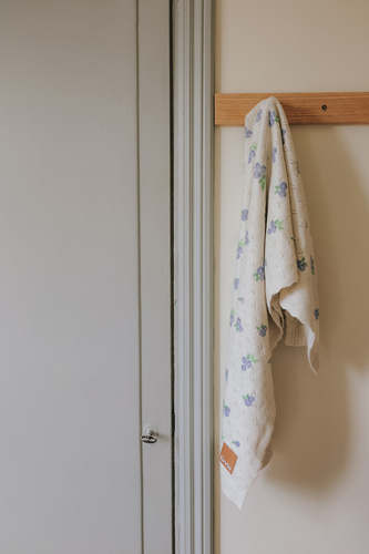 ELODIE DETAILS - Pointelle Blanket, Blueberry Bliss