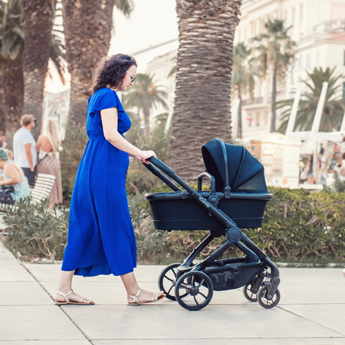 iCandy Peach 7 Pushchair and Carrycot Black - Complete Bundle