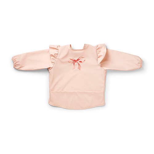 Elodie Details - Longsleeved Baby Bib - Rosy Bow