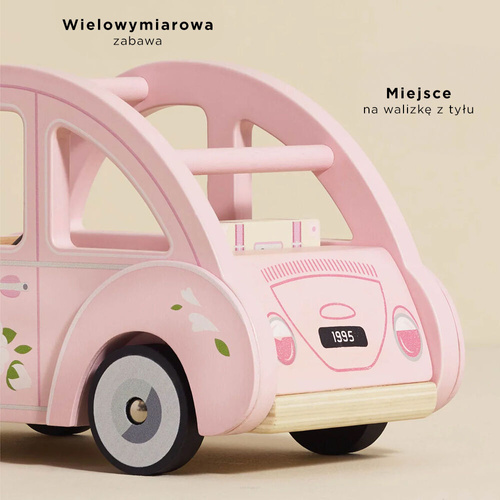 Le Toy Van -Retro Wooden Car Sophie, Pink