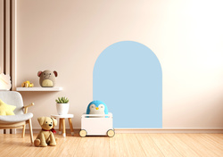 CLEVERCLIXX - magnetic wall sticker 95x75cm, clever blue