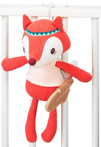 LILLIPUTIENS - A cuddly toy with a music box, Alice the Fox 0 m + ECO