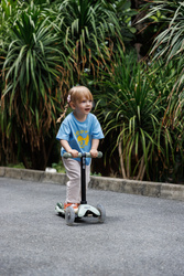 MICRO - swing scooter Mini Deluxe Rock&Go LED, olive sage
