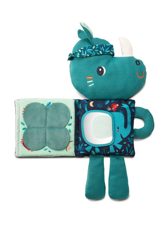 LILLIPUTIENS - Cuddle book Marius the rhinoceros 3m+
