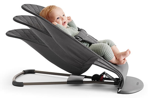 BABYBJÖRN - Bouncer Bliss - 3D Jersey, Sand Grey