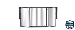 Baby Dan - Carl Wide outdoor safety gate, black