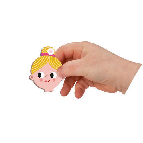 Magnetyczna układanka Zawody Magnetibook, Janod