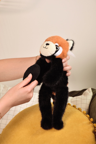 DOUDOU - magnetic plush Podcoll Red Fox, Histoire d'Ours, 30 cm, ginger