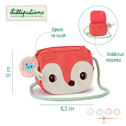 LILLIPUTIENS - Soft cross-body bag Fox Alice 2 years+