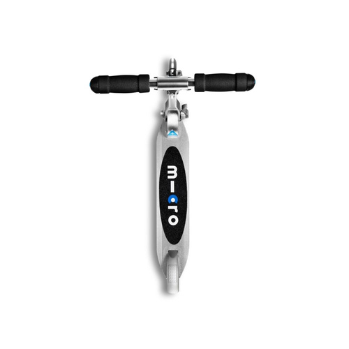 MICRO - two-wheeled scooter for children from 5 years Sprite LED, silver matt
