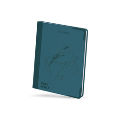 Kidywolf - KIDYDRAW-PAD - backlit drawing tablet, animals, blue