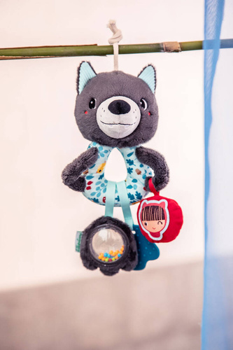 LILLIPUTIENS Wolf Louis multifunctional rattle 3 m+