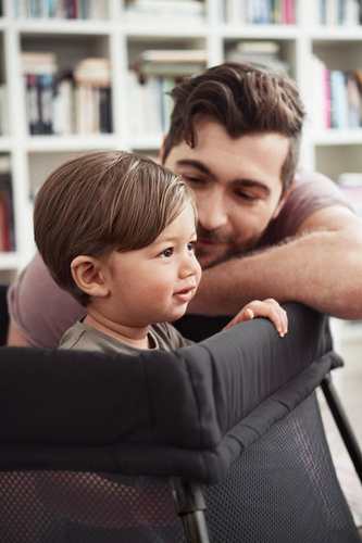 BABYBJÖRN - Travel Crib Light, Black + sheet