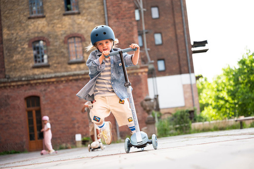 SCOOTANDRIDE - Highwaykick 3S - scooter with 2-in-1 control system and LED wheels, foldable 3+, steel