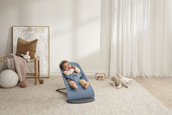BABYBJÖRN - Bouncer BLISS Woven - Mélange, Blue 