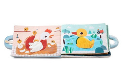 LILLIPUTIENS - Soft activating book with mini - cuddly toys "Baby boom" Farma 18 m +