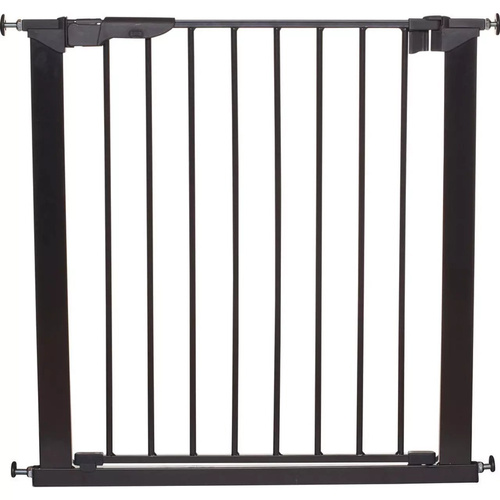 DogSpace - Lassie Pressure Fitted Dog Gate, Black (73.5-79.6cm)