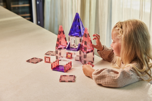 CLEVERCLIXX – Princess Palace Pack magnetic building blocks – 38 pieces