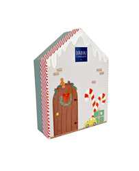 DOUDOU - Christmas pixy plush with house, Doudou et Compagnie, 27 cm, Farceur Cotillon