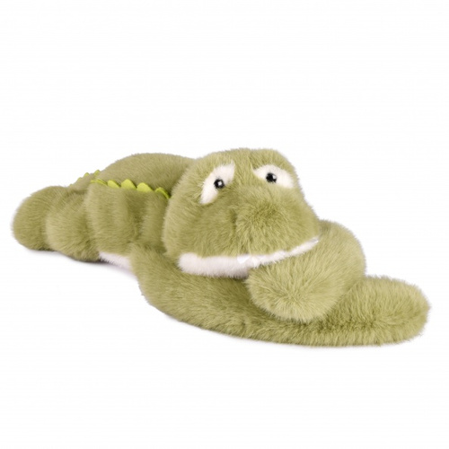 DOUDOU – Podcoll weighted plush crocodile by Histoire d'Ours, 50 cm, green