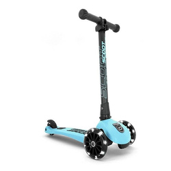 SCOOTANDRIDE - Highwaykick 3 LED - Folding scooter with light-up wheels 3+ Blueberry
