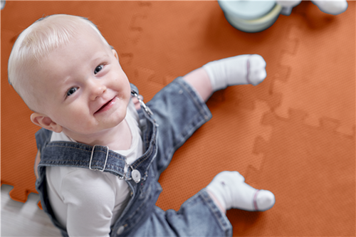 Baby Dan – foam play mat, mocca